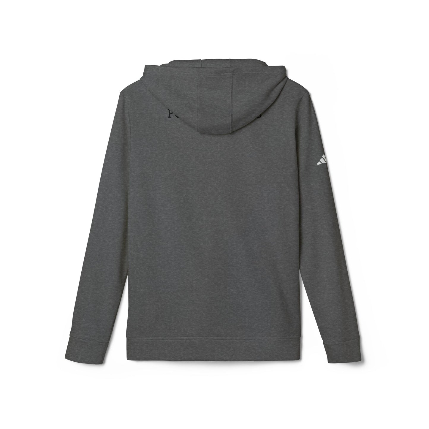 Fleece Hoodie - Pushin Cotten Tags Sports Runnin Man Logo, adidas Arm Logo