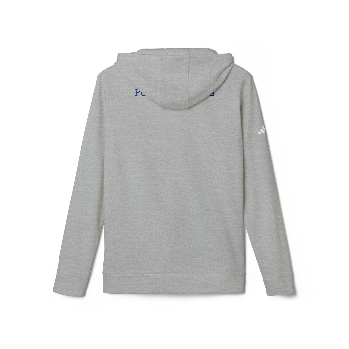 Fleece Hoodie - Pushin Cotten Tags Sports Runnin Man Logo, adidas Arm Logo
