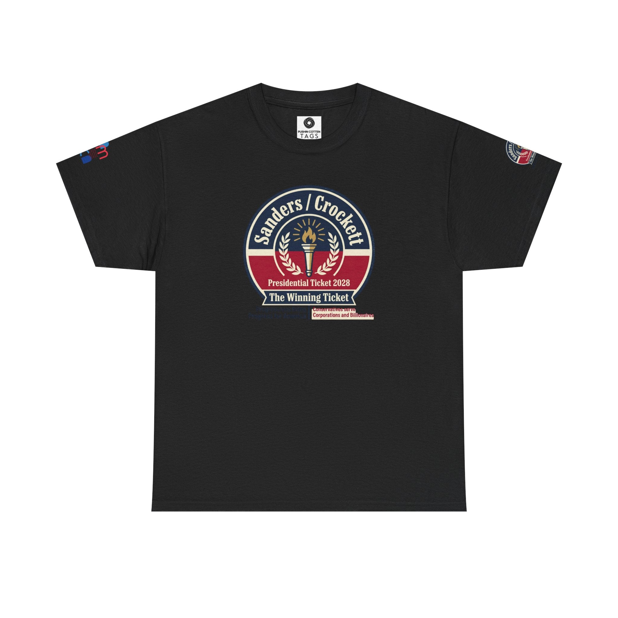 Sanders / Crockett 'The Winning Ticket' Political T-Shirt