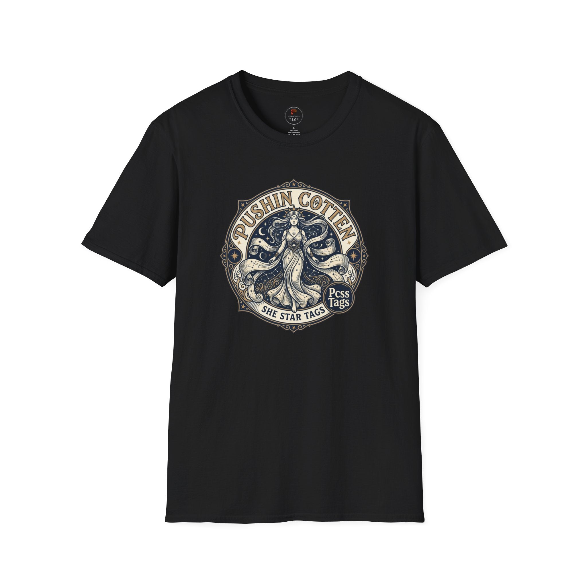 T-Shirt — Vintage 'Pushin Cotton' Octopus Graphic Tee