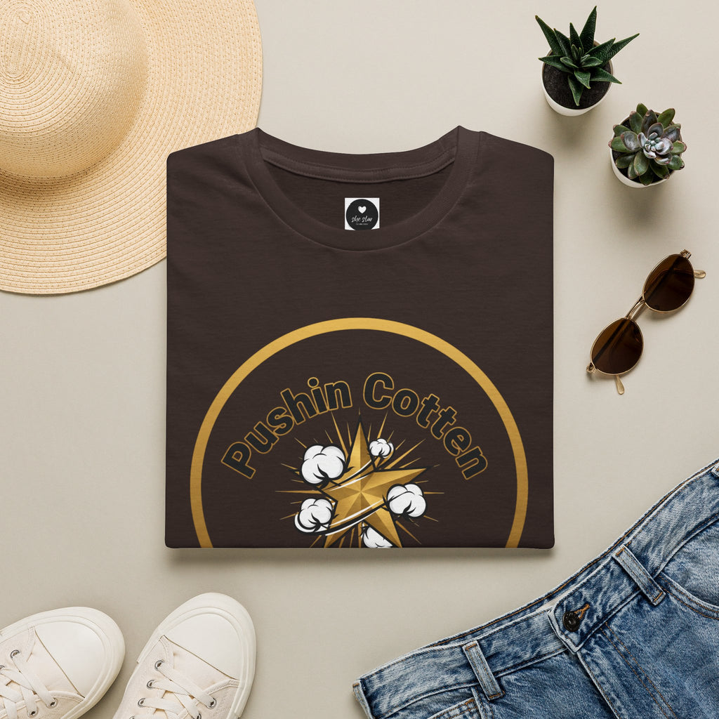 T-Shirt — "Pushin Cotten" She Star Logo Tee