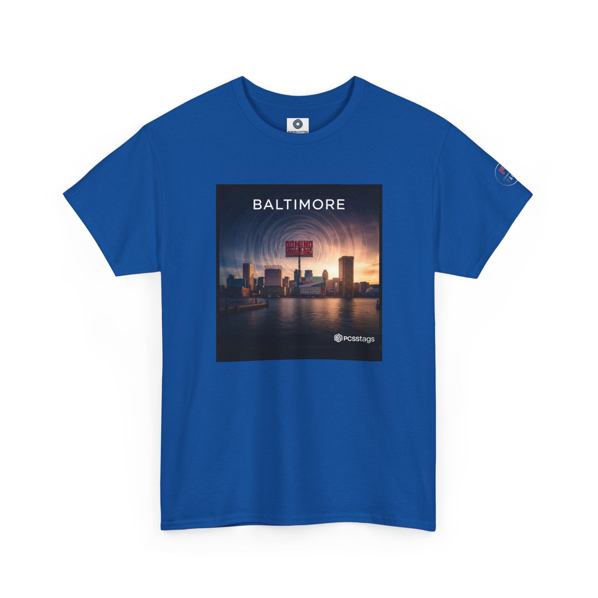 Baltimore Skyline Tee – City Sunset Photo Graphic T-Shirt