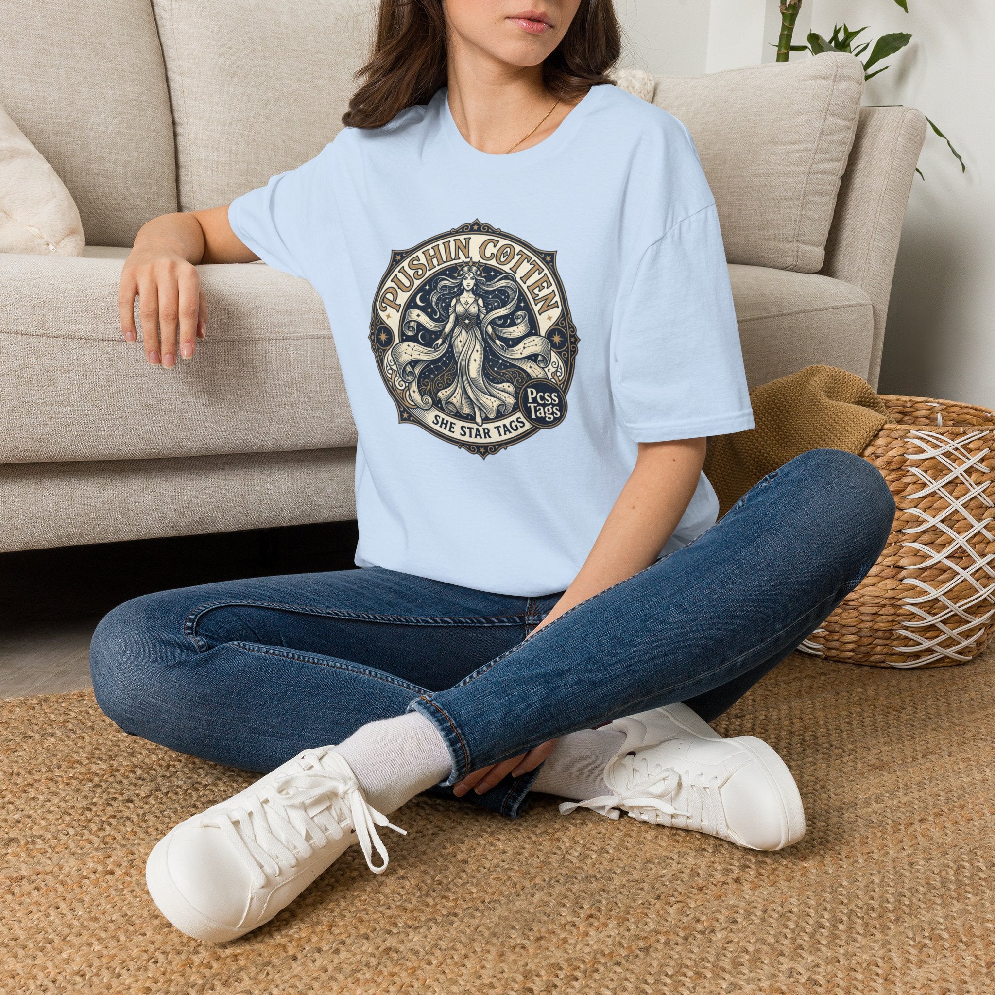T-Shirt — Vintage 'Pushin Cotton' Octopus Graphic Tee
