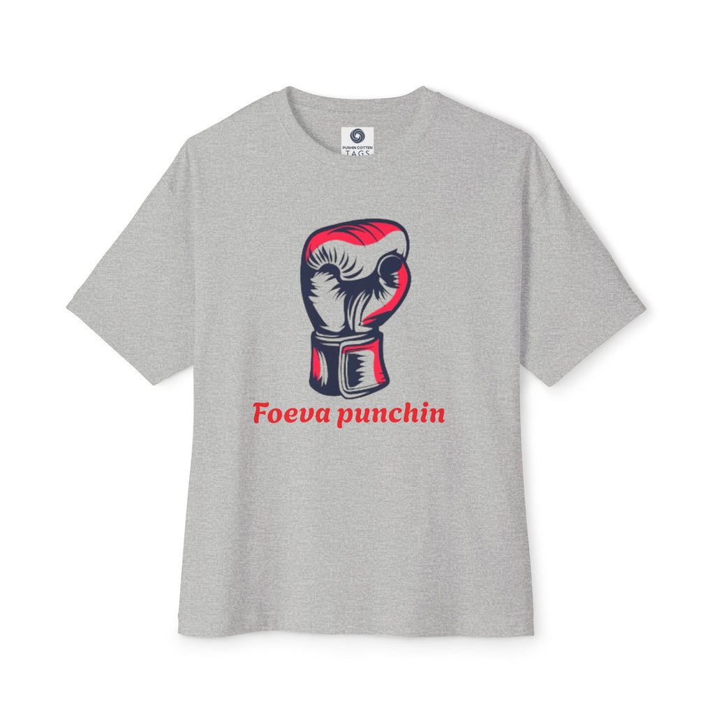 Boxy Tee with Punching Gloves Design | Fun Unisex Graphic T-Shirt for Fitness Lovers, Gift for Boxing Enthusiasts, Casual Wear