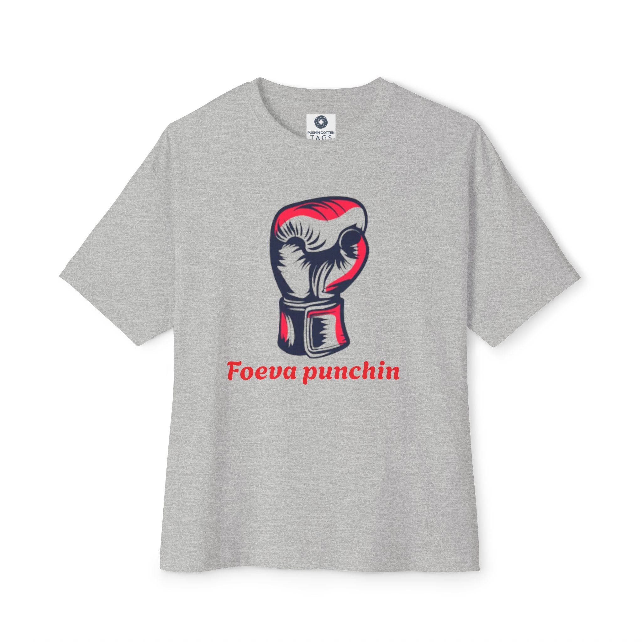 Boxy Tee with Punching Gloves Design | Fun Unisex Graphic T-Shirt for Fitness Lovers, Gift for Boxing Enthusiasts, Casual Wear