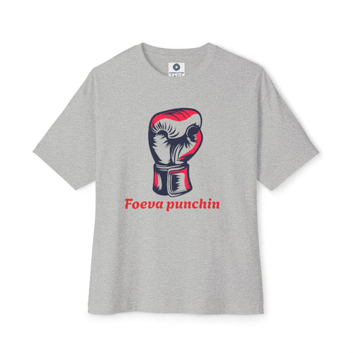 Boxy Tee with Punching Gloves Design | Fun Unisex Graphic T-Shirt for Fitness Lovers, Gift for Boxing Enthusiasts, Casual Wear