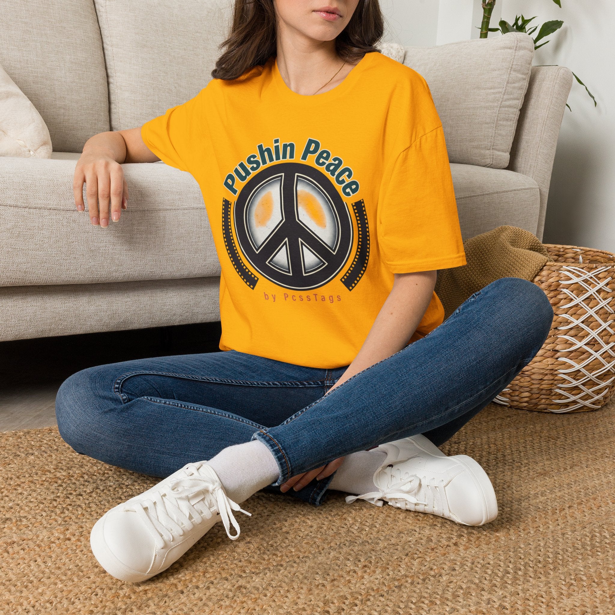 Pushin Peace Vintage T-Shirt