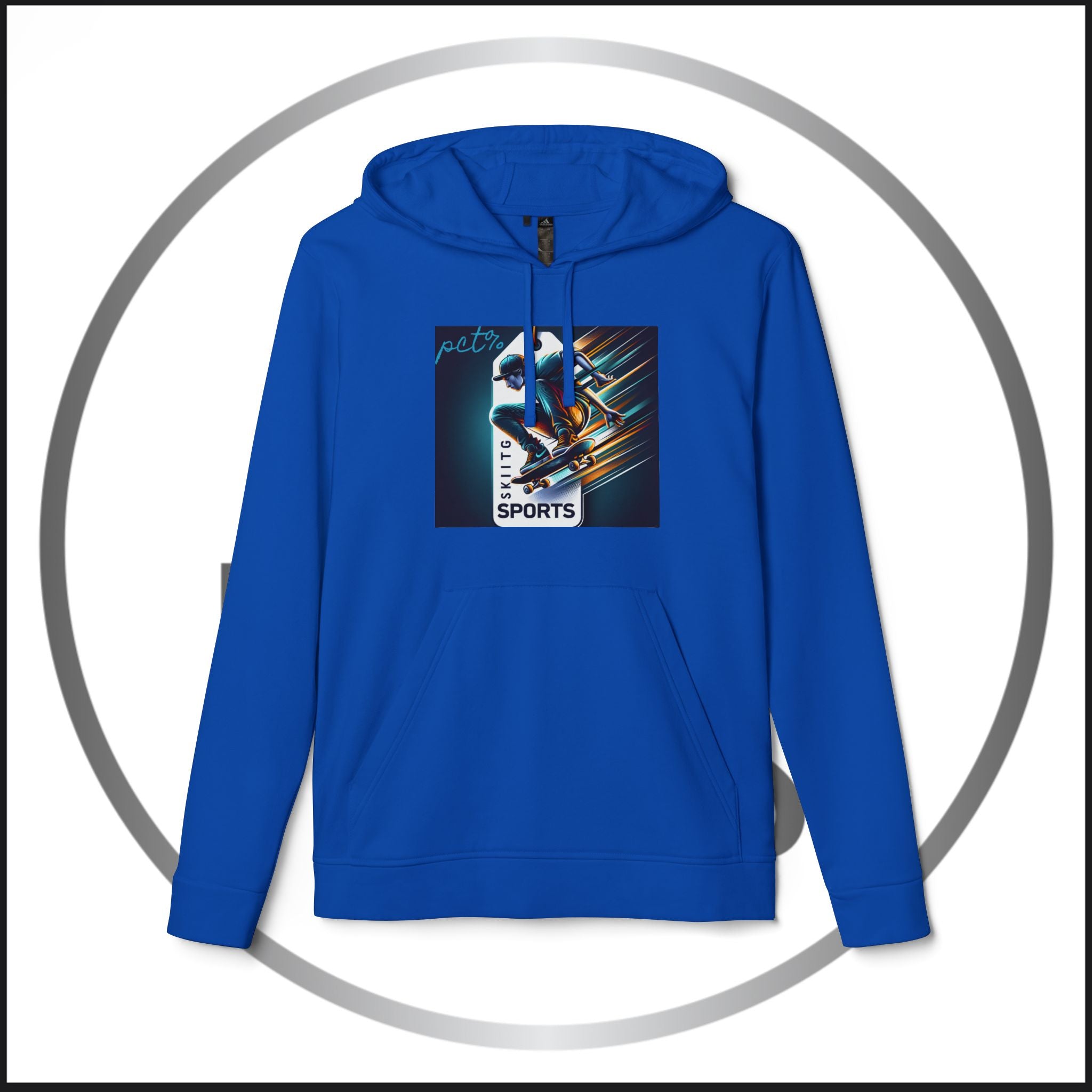 Pushin Cotten Tags Sports / Adidas Fleece Hoodie for Skateboarder Life