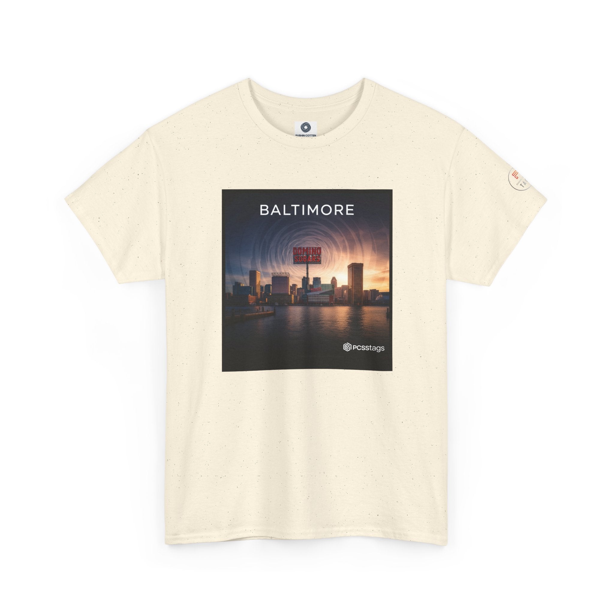 Baltimore Skyline Tee – City Sunset Photo Graphic T-Shirt