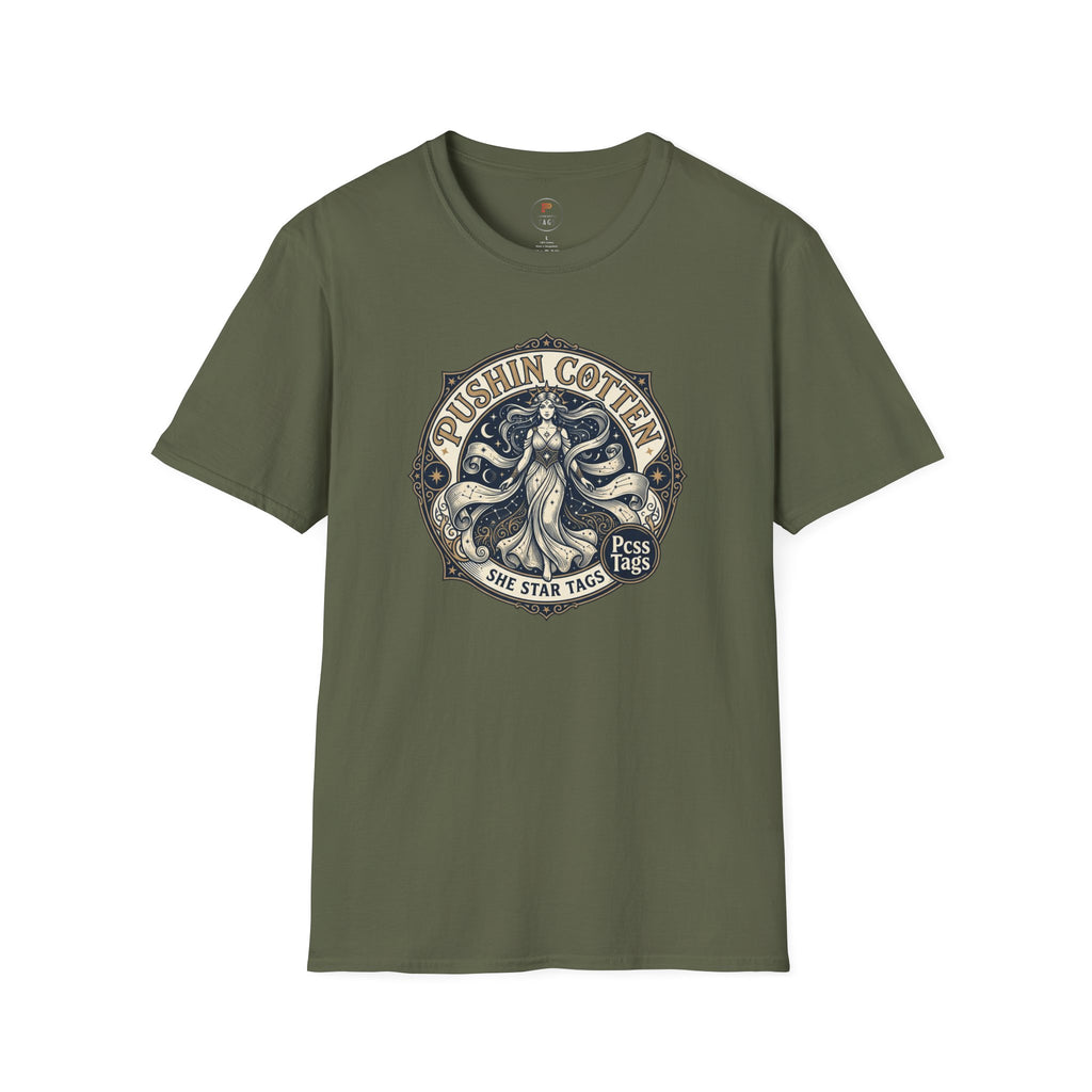 T-Shirt — Vintage 'Pushin Cotton' Octopus Graphic Tee