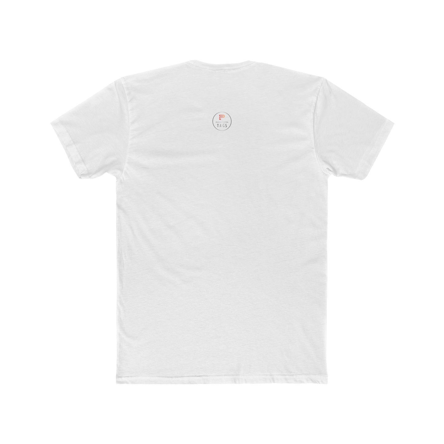 Men's Cotton Crew Tee featuring Pushin Cotton Tags Royalty Logo