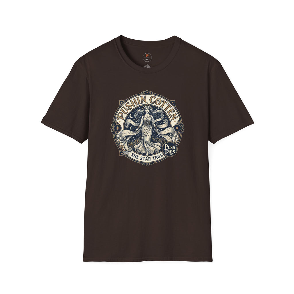 T-Shirt — Vintage 'Pushin Cotton' Octopus Graphic Tee