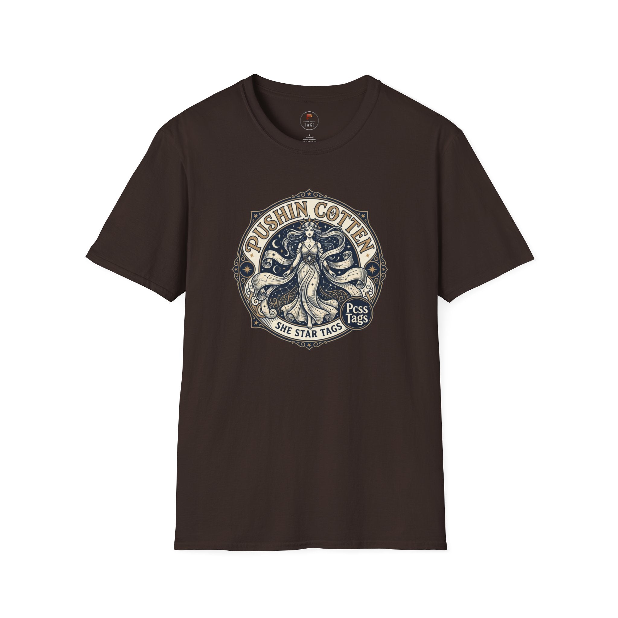 T-Shirt — Vintage 'Pushin Cotton' Octopus Graphic Tee