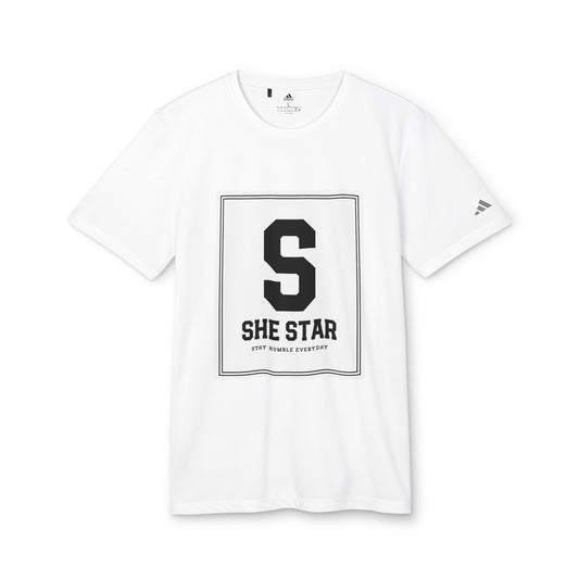 she star tags / adidas® Sport T-shirt