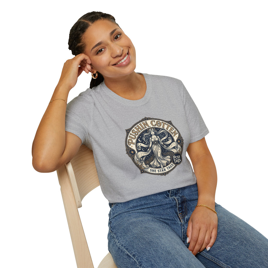 T-Shirt — Vintage 'Pushin Cotton' Octopus Graphic Tee