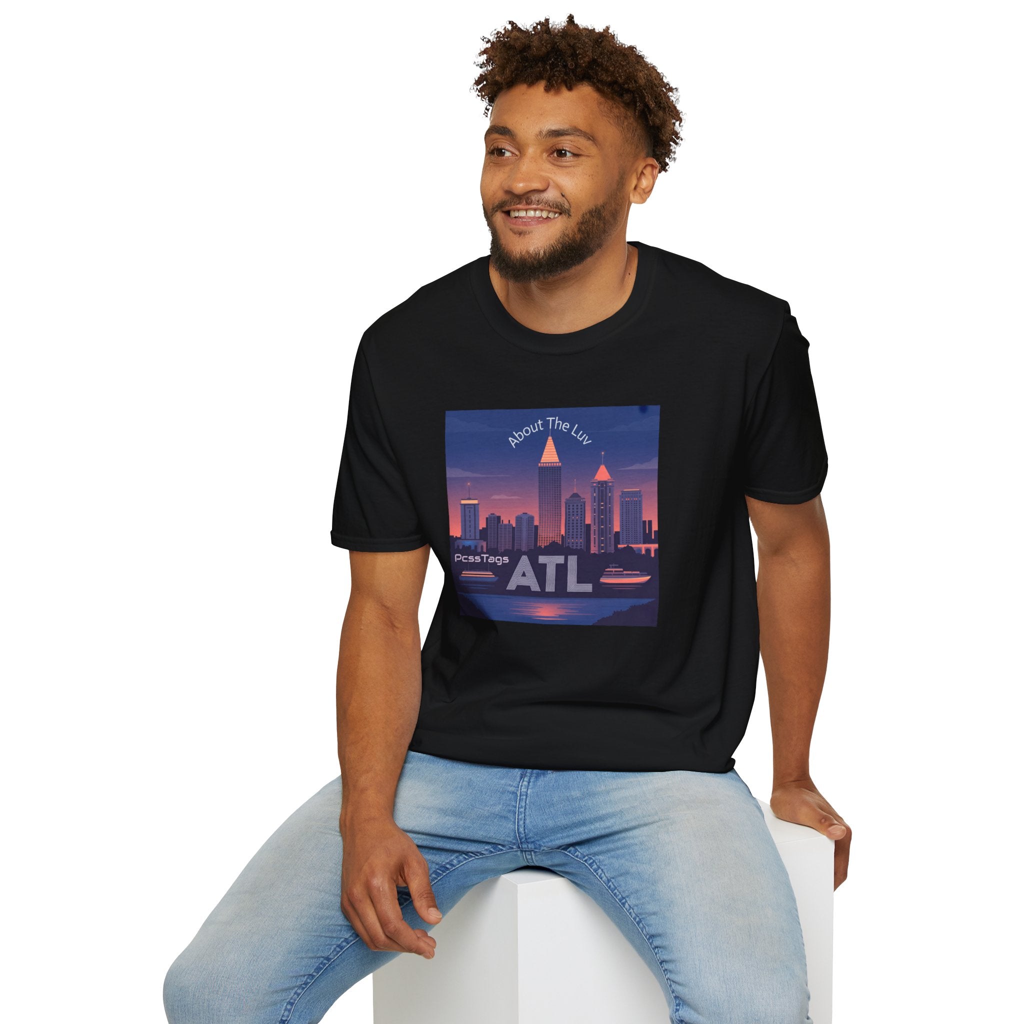 ATL Skyline T‑Shirt — 'About The Luv' Atlanta Cityscape Tee