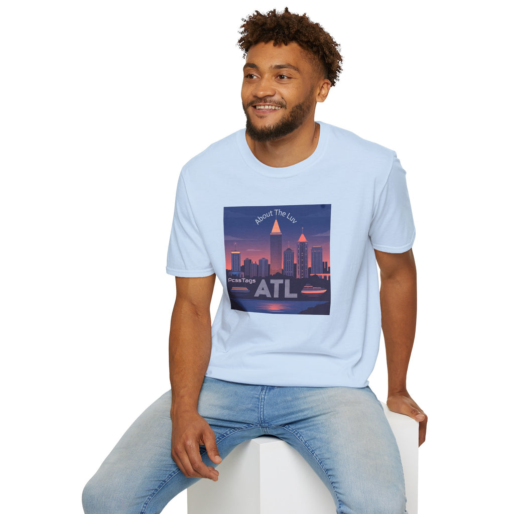 ATL Skyline T‑Shirt — 'About The Luv' Atlanta Cityscape Tee