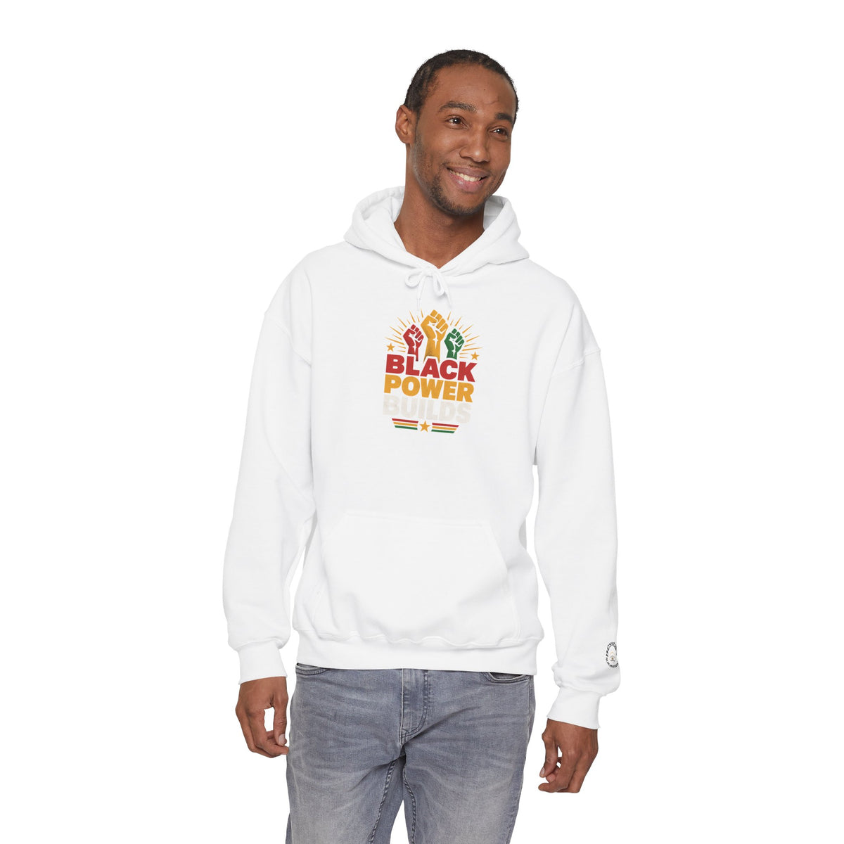 Black Power Graphic Hoodie