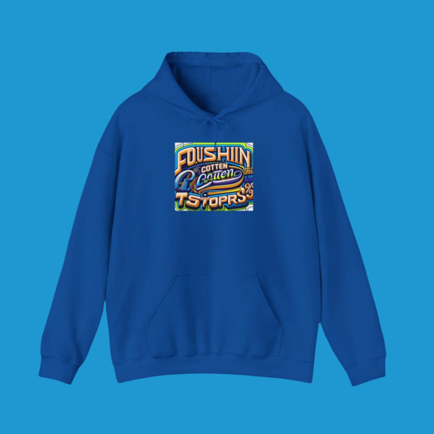 Vibrant Retro Graphic Unisex Hoodie - Perfect for Streetwear and Casual Outings