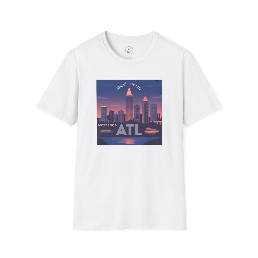ATL Skyline T‑Shirt — 'About The Luv' Atlanta Cityscape Tee