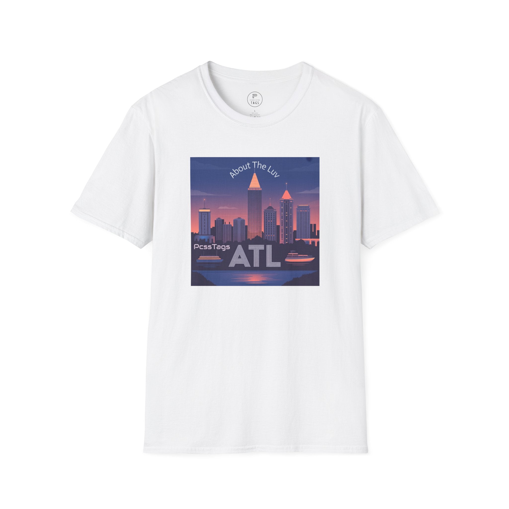 ATL Skyline T‑Shirt — 'About The Luv' Atlanta Cityscape Tee