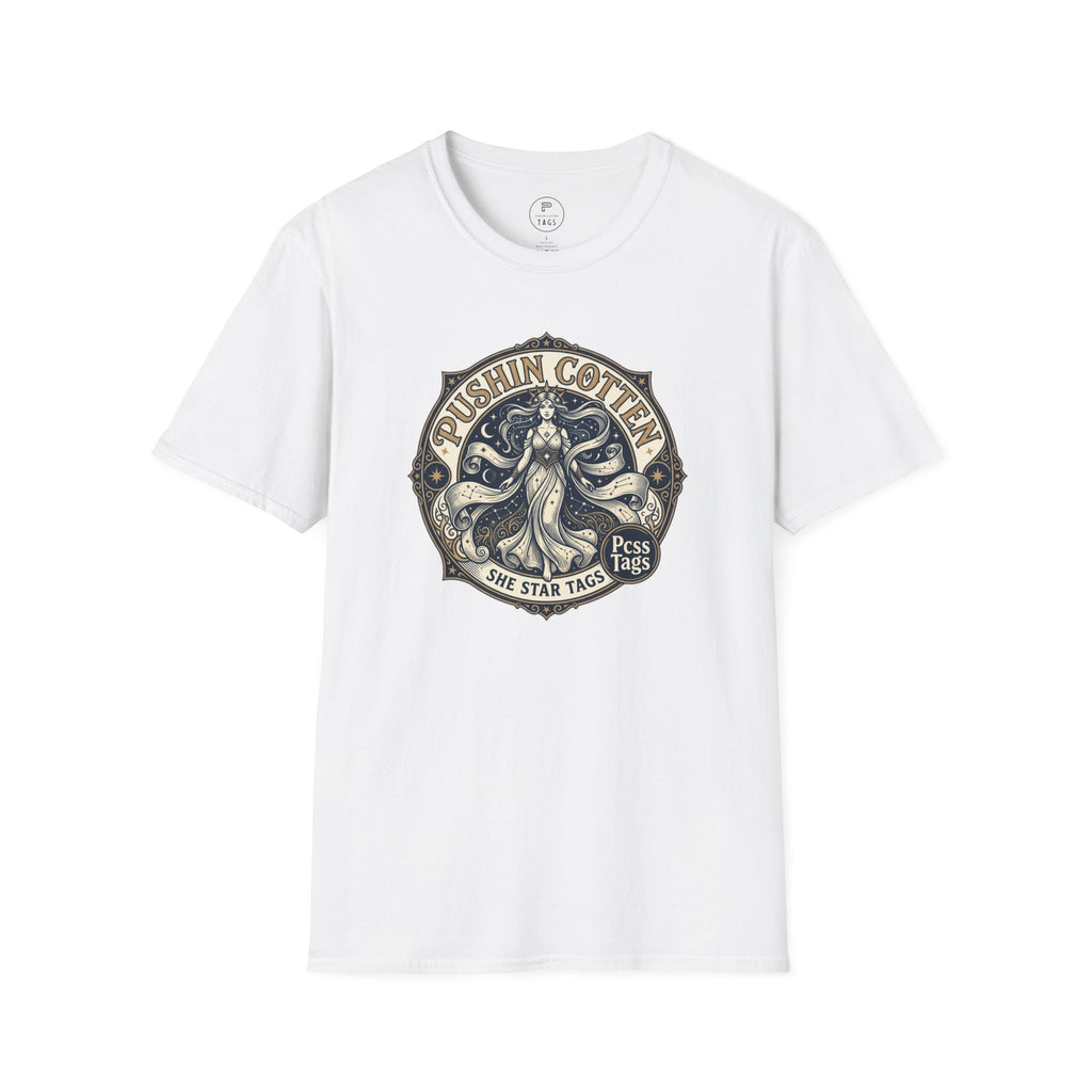 T-Shirt — Vintage 'Pushin Cotton' Octopus Graphic Tee
