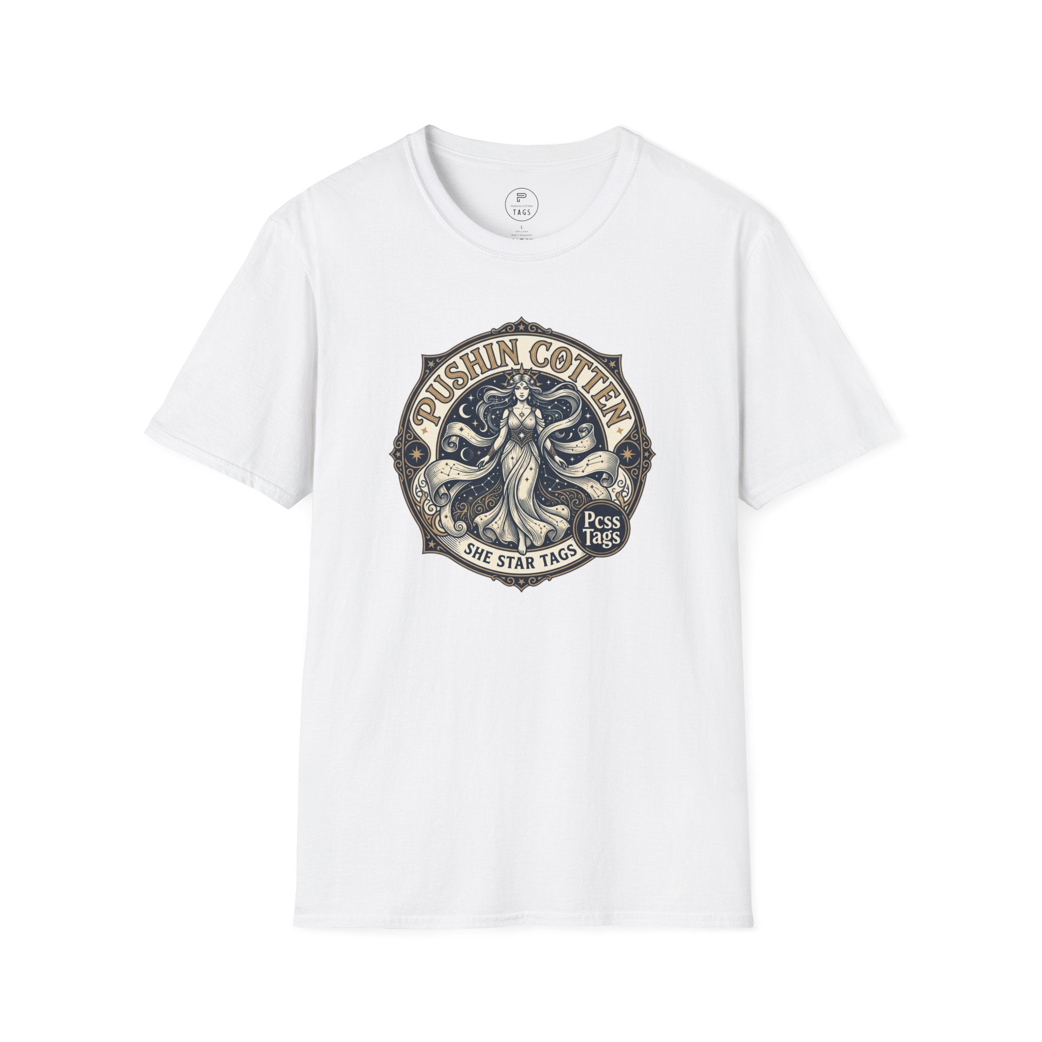 T-Shirt — Vintage 'Pushin Cotton' Octopus Graphic Tee