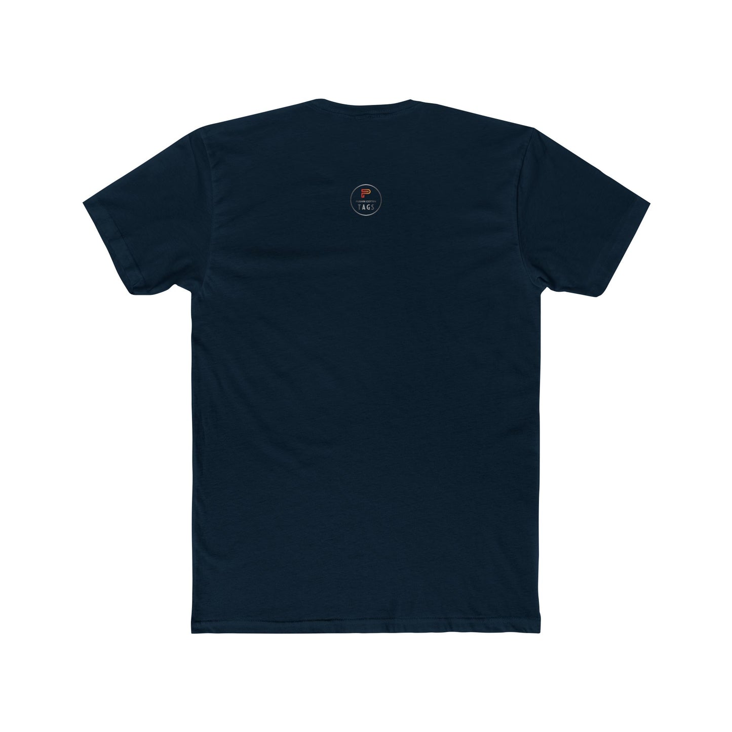 Men's Cotton Crew Tee featuring Pushin Cotton Tags Royalty Logo