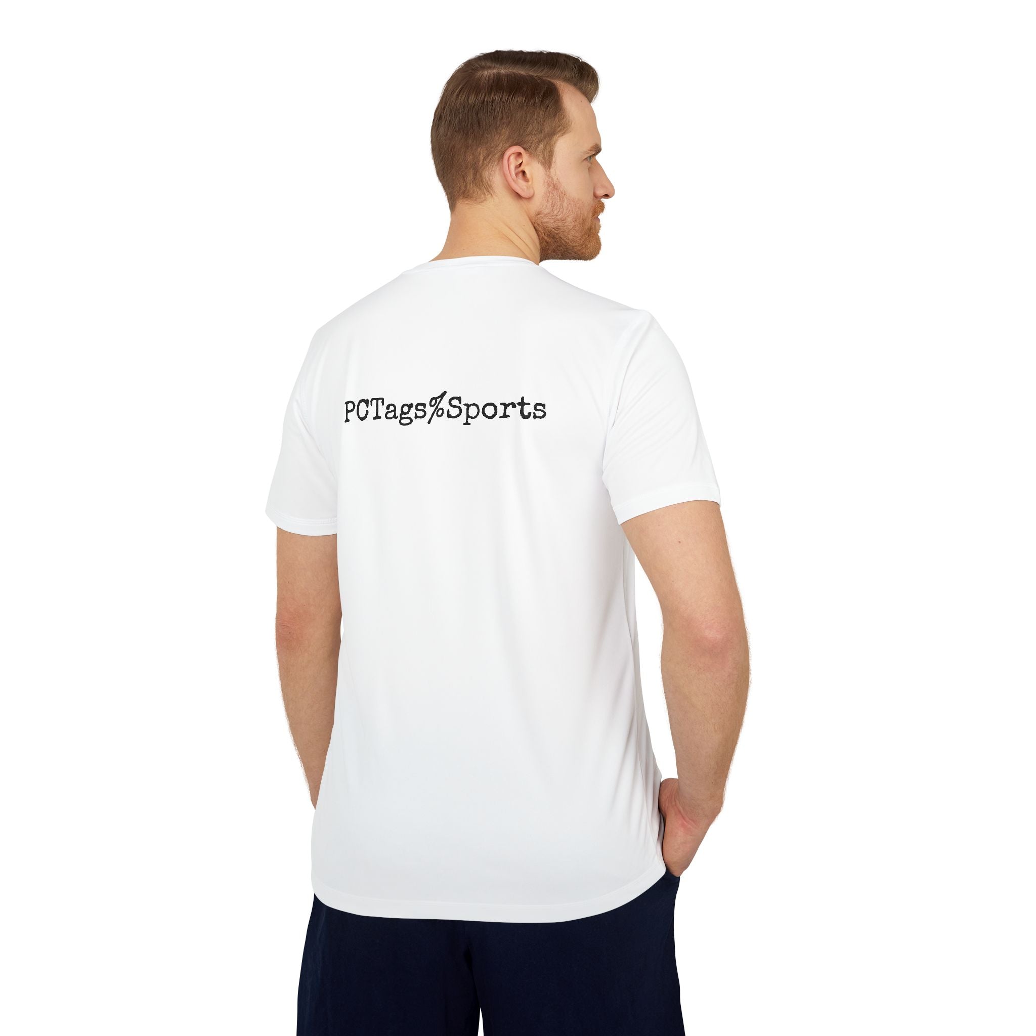 Sport T-shirt with Pushin Cotten Tags Royalty logo and adidas arm logo