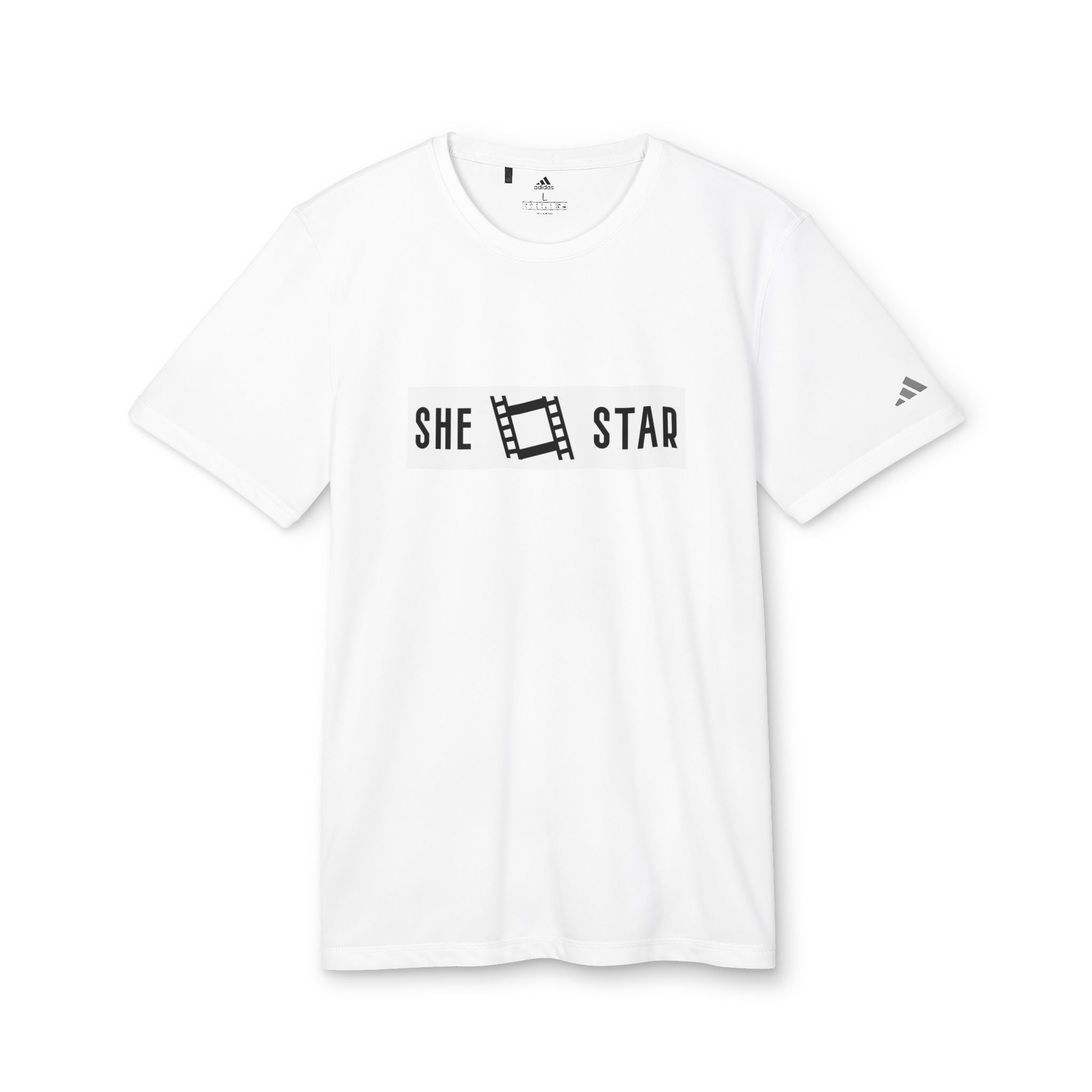 she star tags / adidas® Sport T-shirt