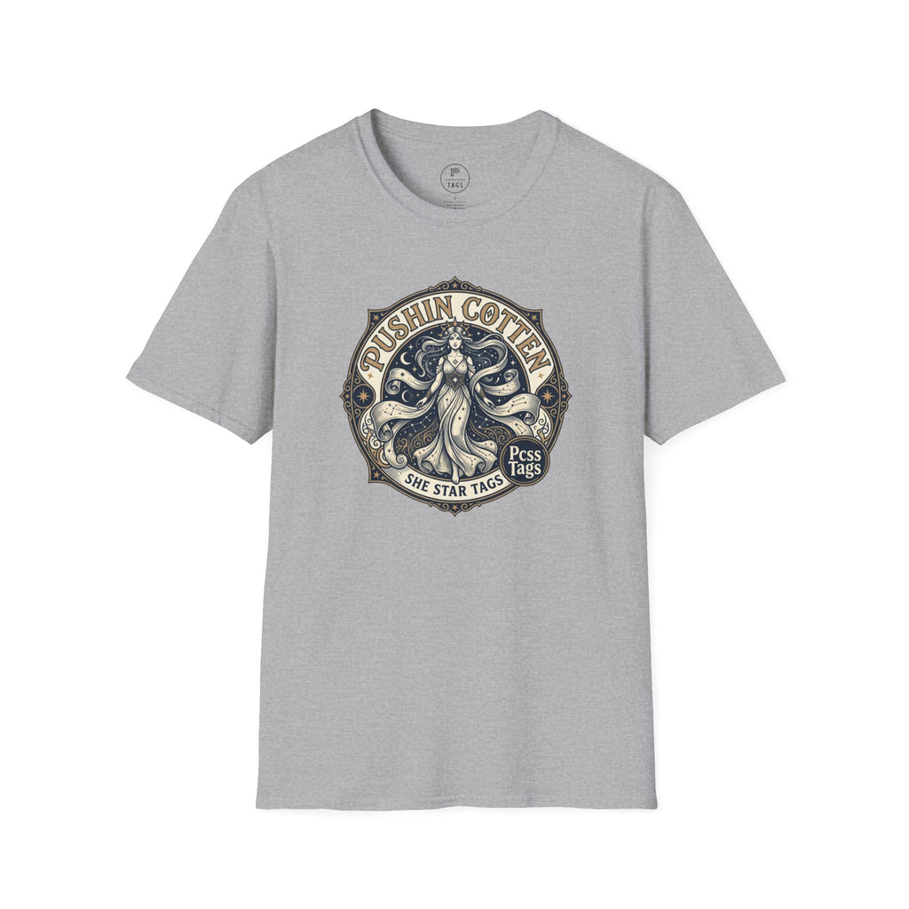 T-Shirt — Vintage 'Pushin Cotton' Octopus Graphic Tee