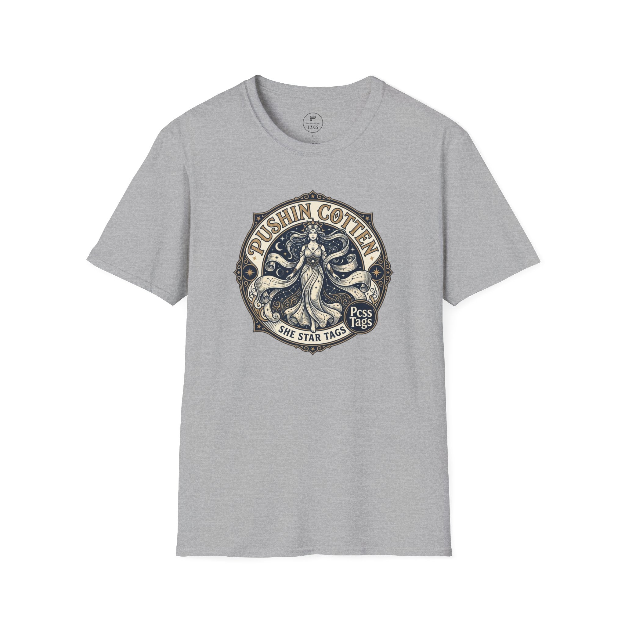 T-Shirt — Vintage 'Pushin Cotton' Octopus Graphic Tee