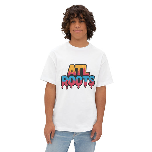 Colorful ATL Roots Oversized Boxy Tee, Streetwear Shirt, Gift for Atlanta Lovers, Casual Summer Top, Urban Fashion Tee, Unisex Graphic Tee