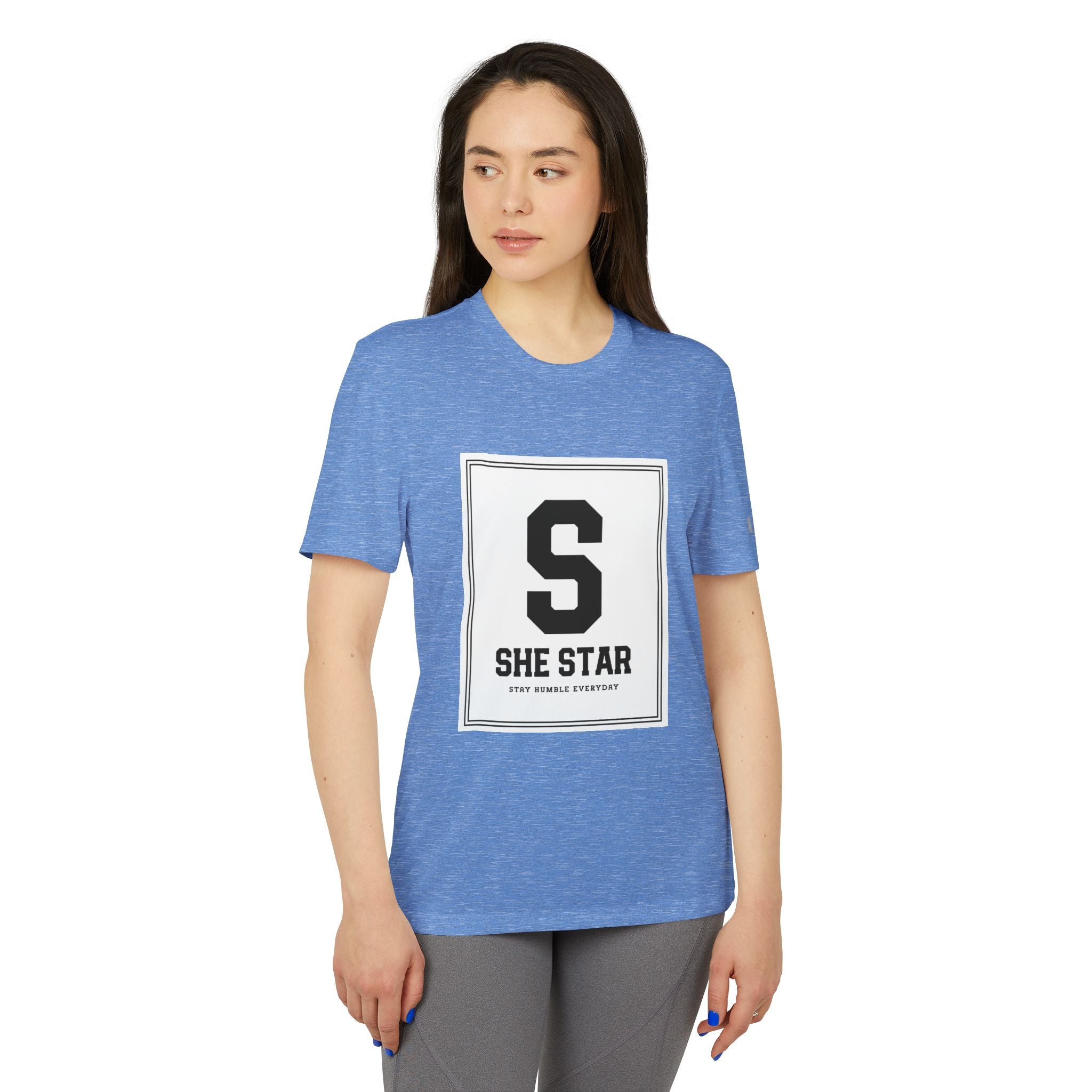 she star tags / adidas® Sport T-shirt