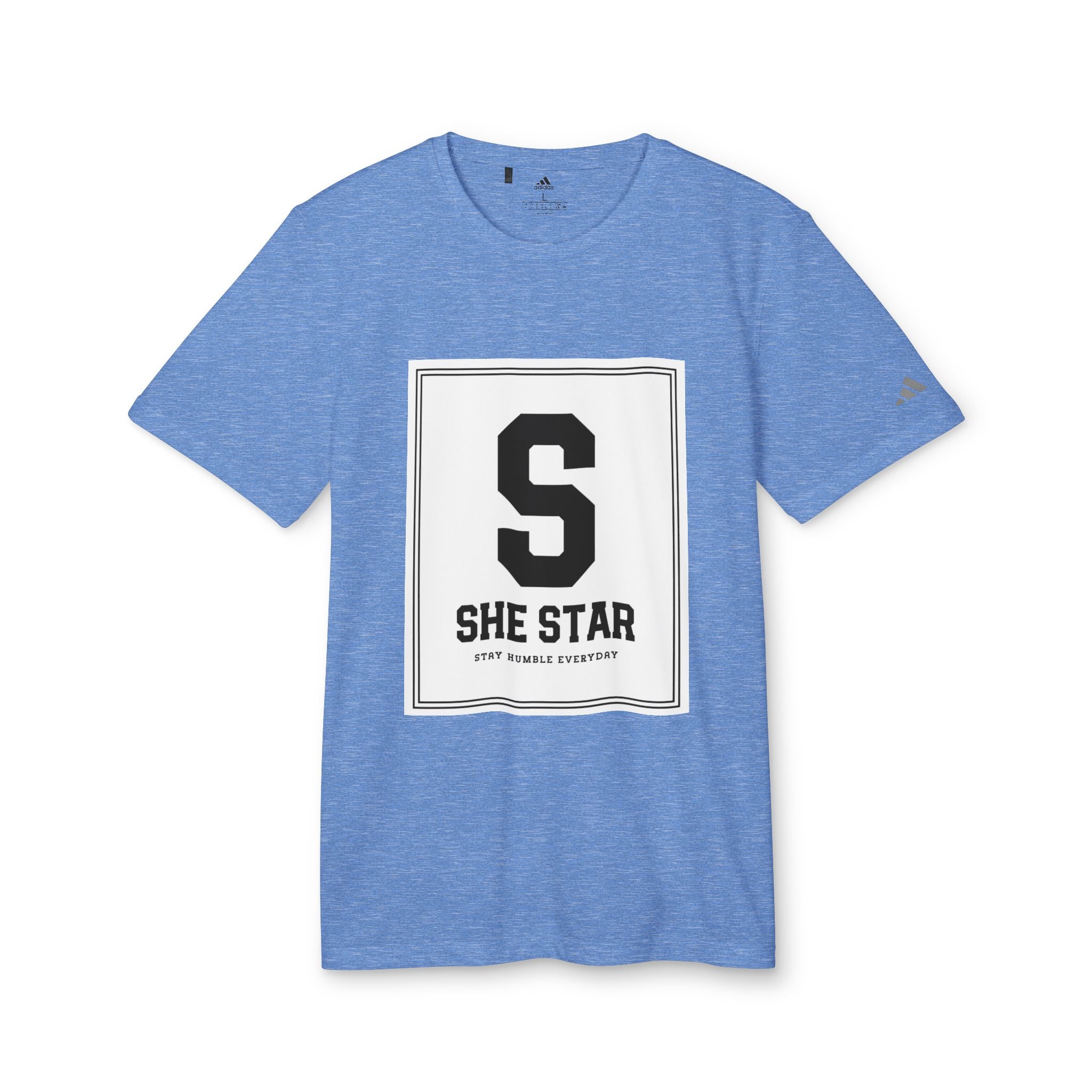 she star tags / adidas® Sport T-shirt