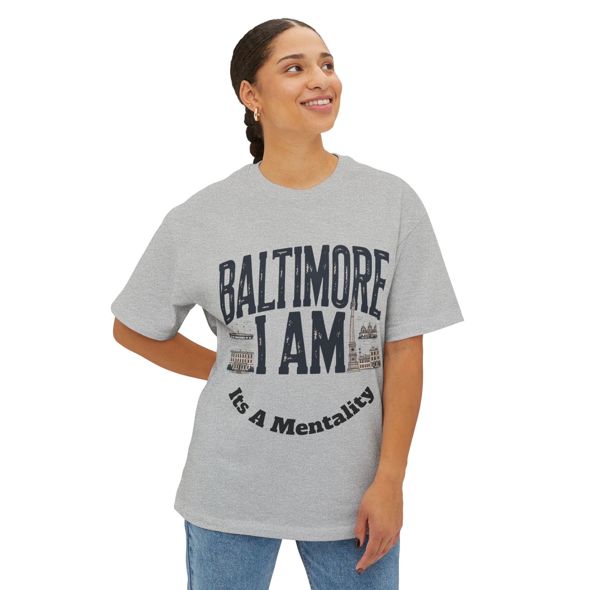 Baltimore I Am Unisex Oversized Tee, Trendy Graphic T-Shirt for City Lovers, Comfortable Casual Wear, Perfect Gift for Friends, Summer [...]