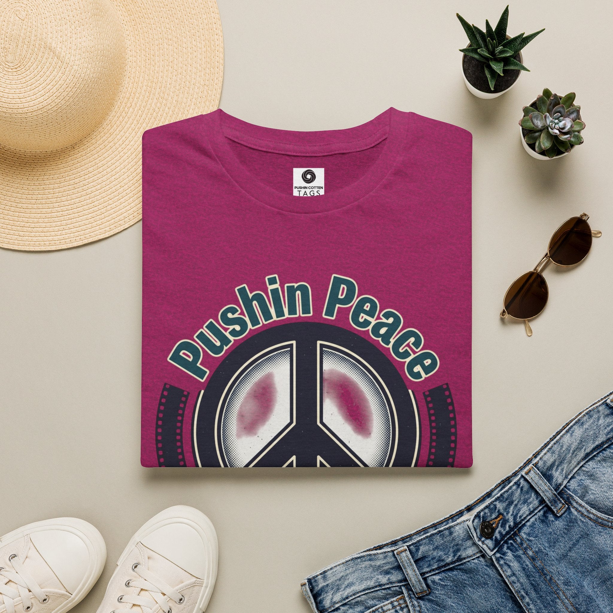 Pushin Peace Vintage T-Shirt
