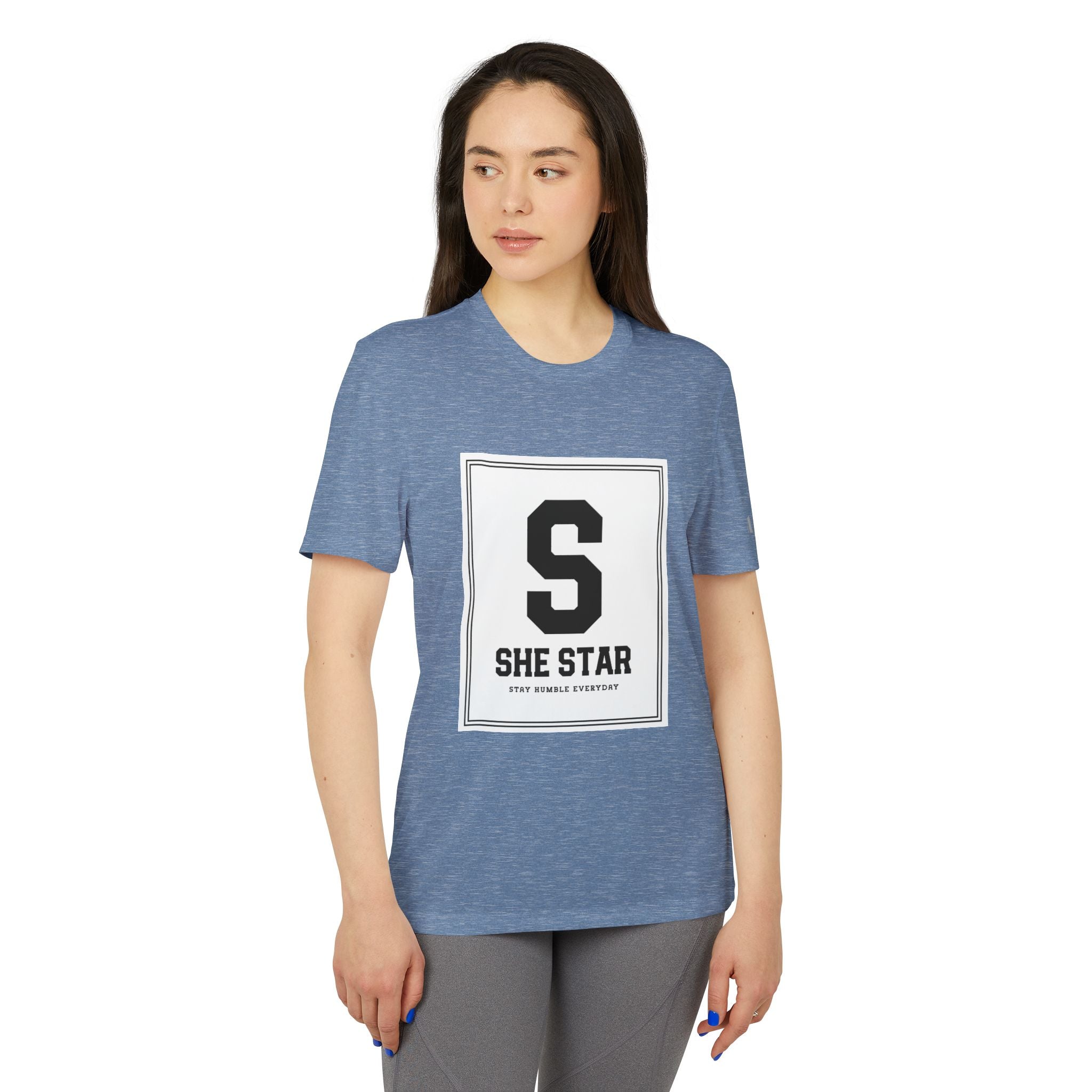 she star tags / adidas® Sport T-shirt
