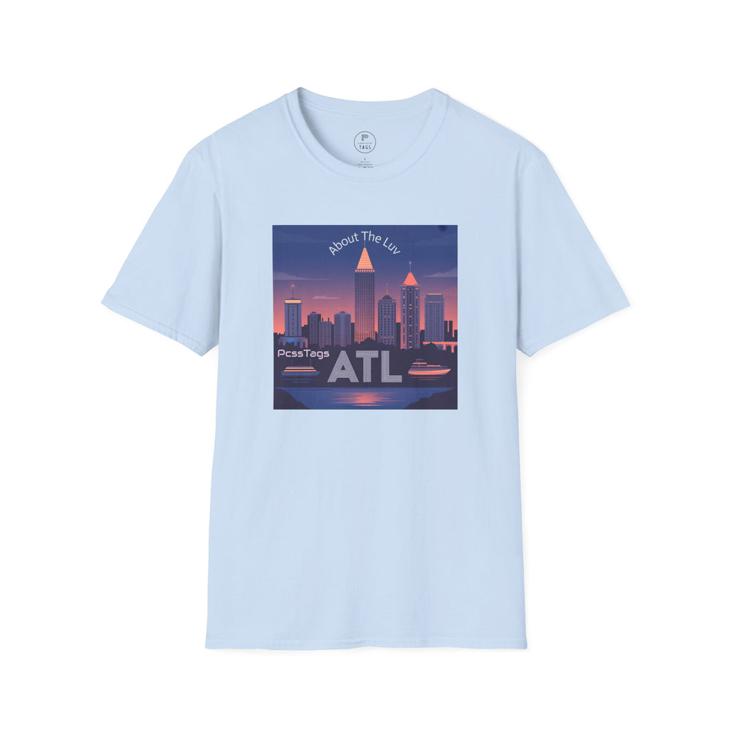 ATL Skyline T‑Shirt — 'About The Luv' Atlanta Cityscape Tee