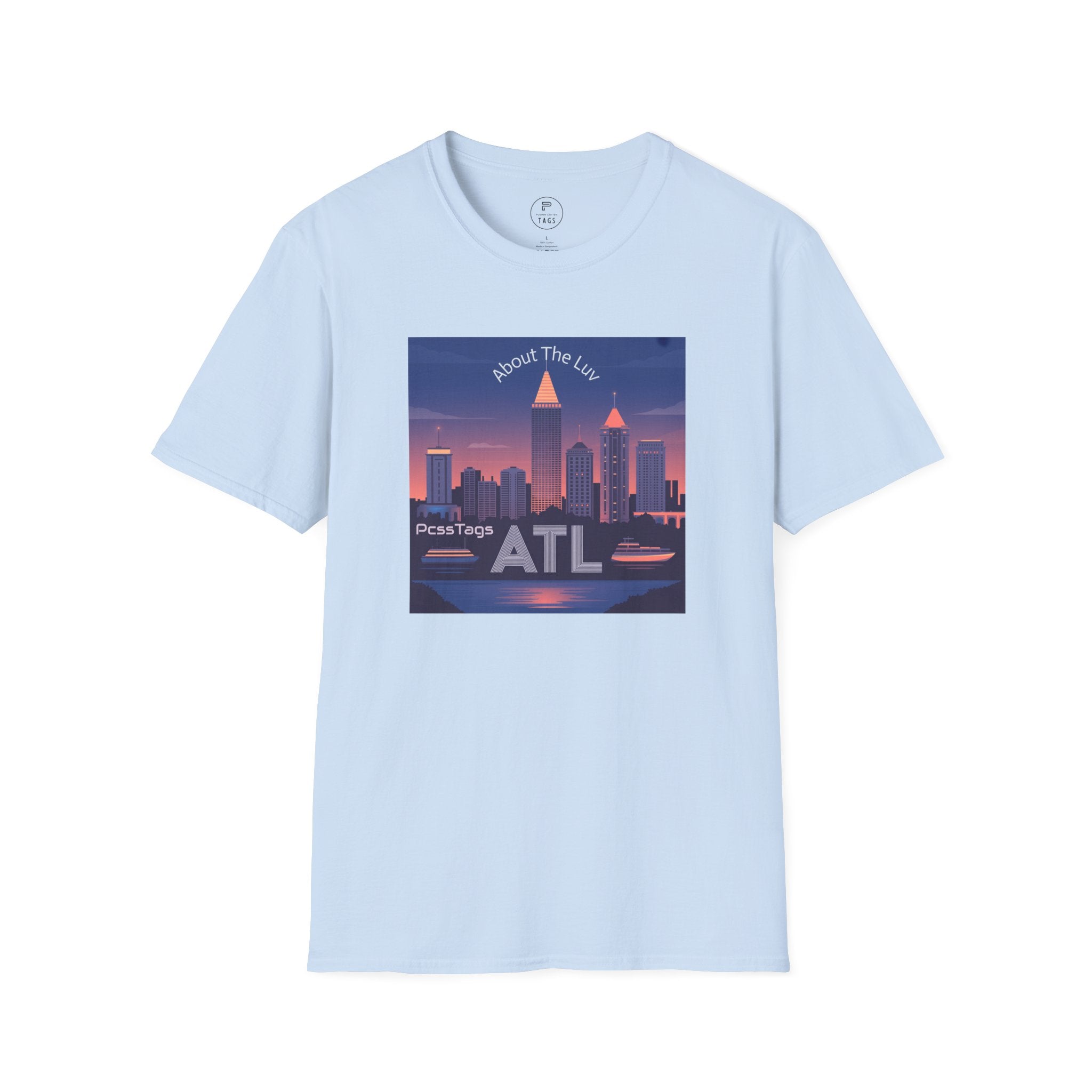 ATL Skyline T‑Shirt — 'About The Luv' Atlanta Cityscape Tee