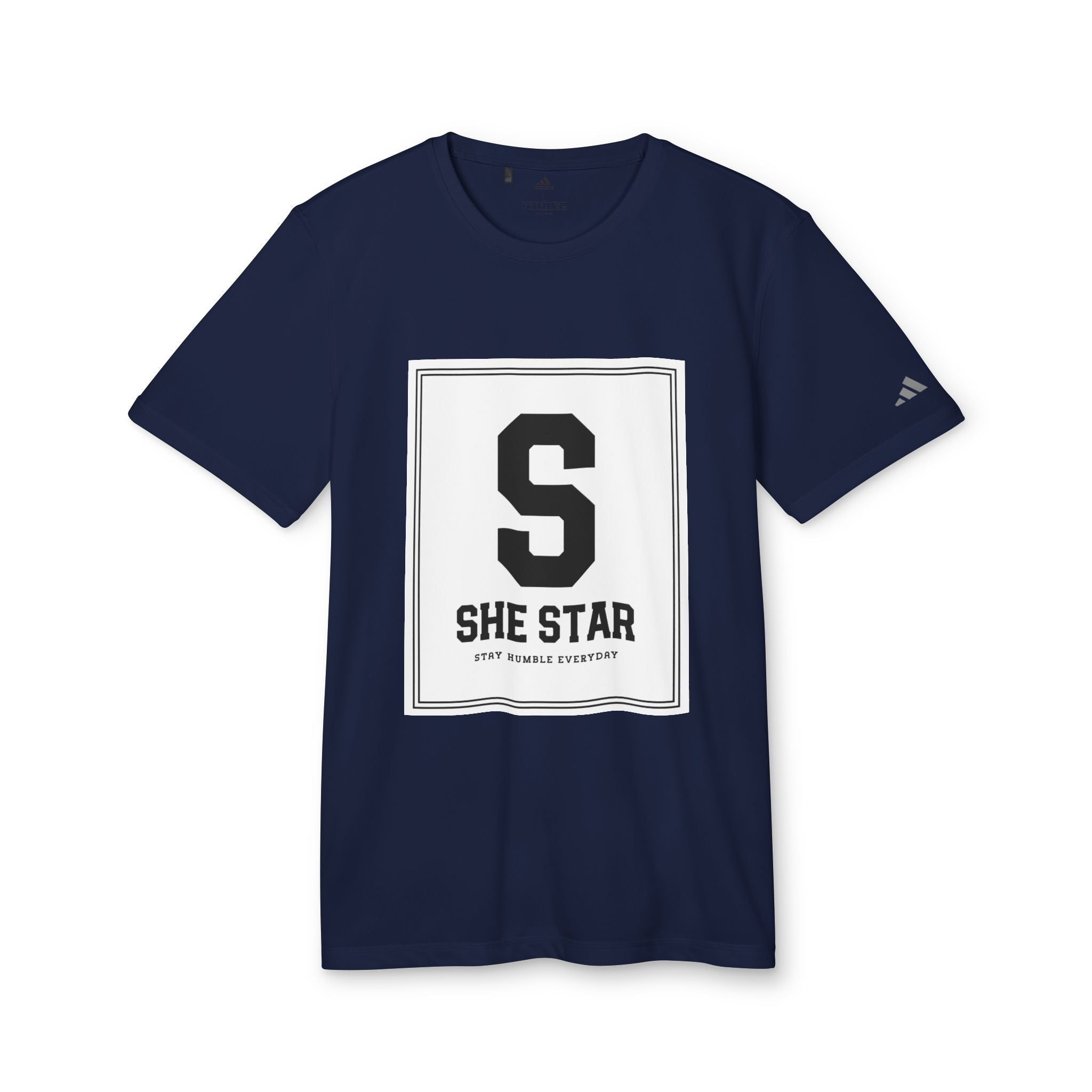 she star tags / adidas® Sport T-shirt