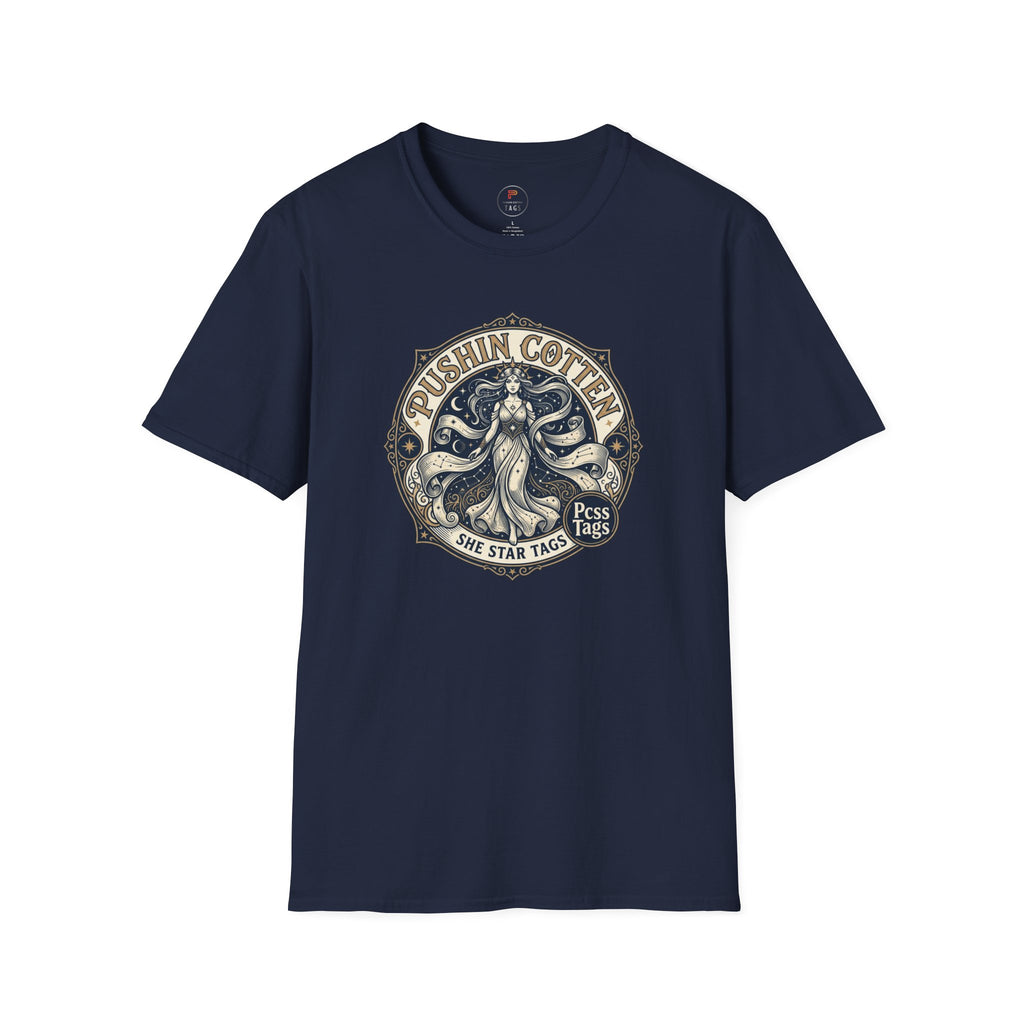 T-Shirt — Vintage 'Pushin Cotton' Octopus Graphic Tee