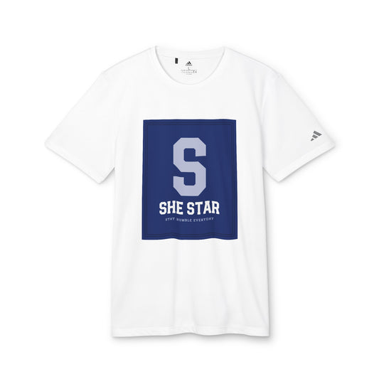 she star tags / adidas® Sport T-shirt