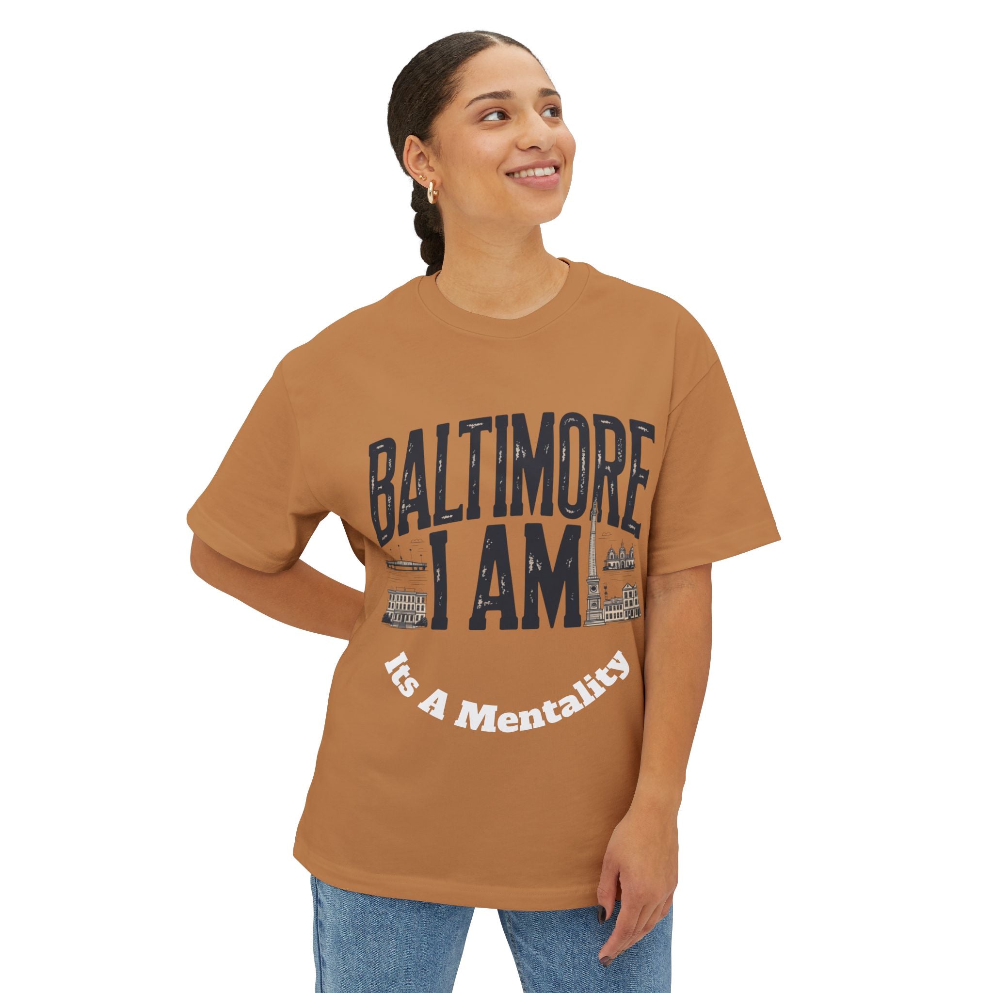 Baltimore I Am Unisex Oversized Tee, Trendy Graphic T-Shirt for City Lovers, Comfortable Casual Wear, Perfect Gift for Friends, Summer [...]