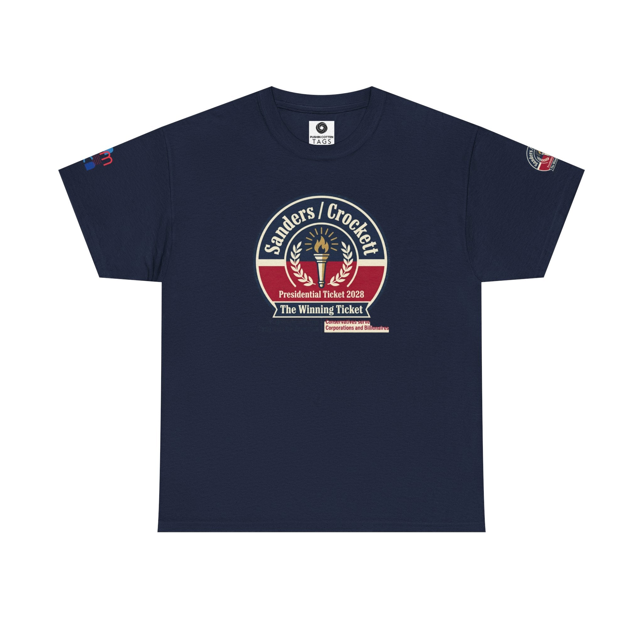 Sanders / Crockett 'The Winning Ticket' Political T-Shirt