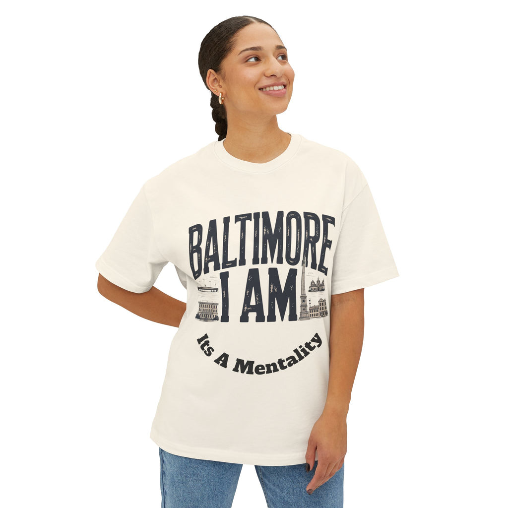 Baltimore I Am Unisex Oversized Tee, Trendy Graphic T-Shirt for City Lovers, Comfortable Casual Wear, Perfect Gift for Friends, Summer [...]