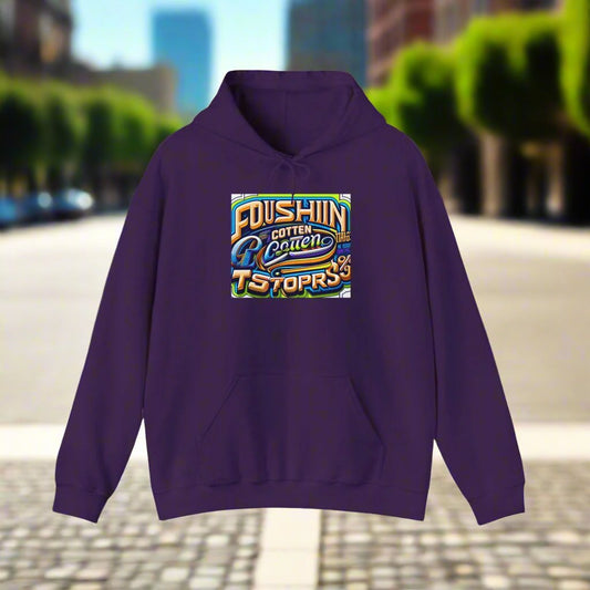 Vibrant Retro Graphic Unisex Hoodie - Perfect for Streetwear and Casual Outings