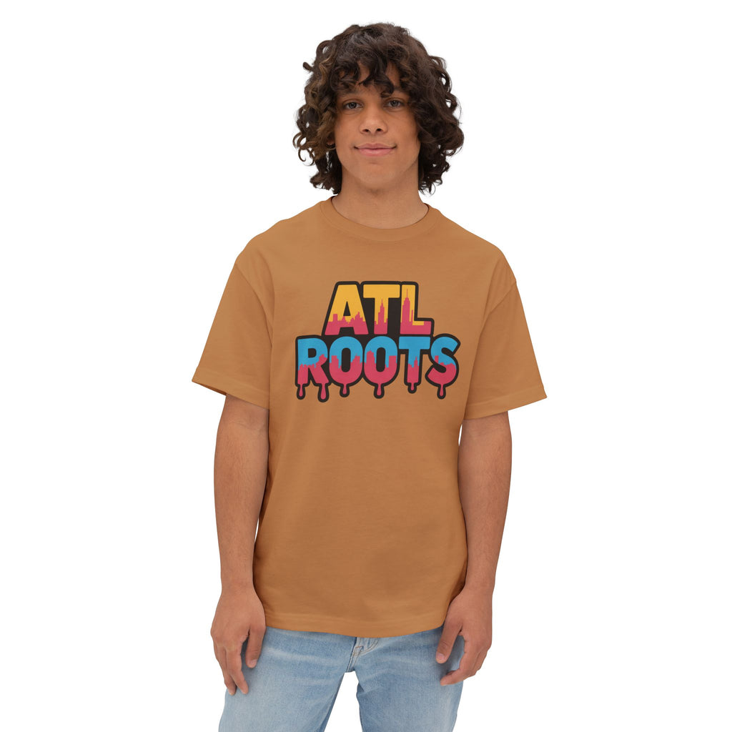 Colorful ATL Roots Oversized Boxy Tee, Streetwear Shirt, Gift for Atlanta Lovers, Casual Summer Top, Urban Fashion Tee, Unisex Graphic Tee