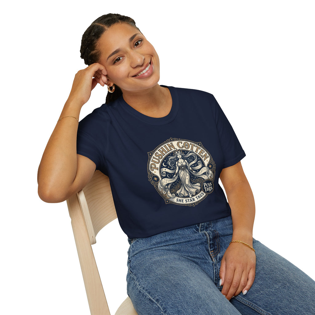 T-Shirt — Vintage 'Pushin Cotton' Octopus Graphic Tee