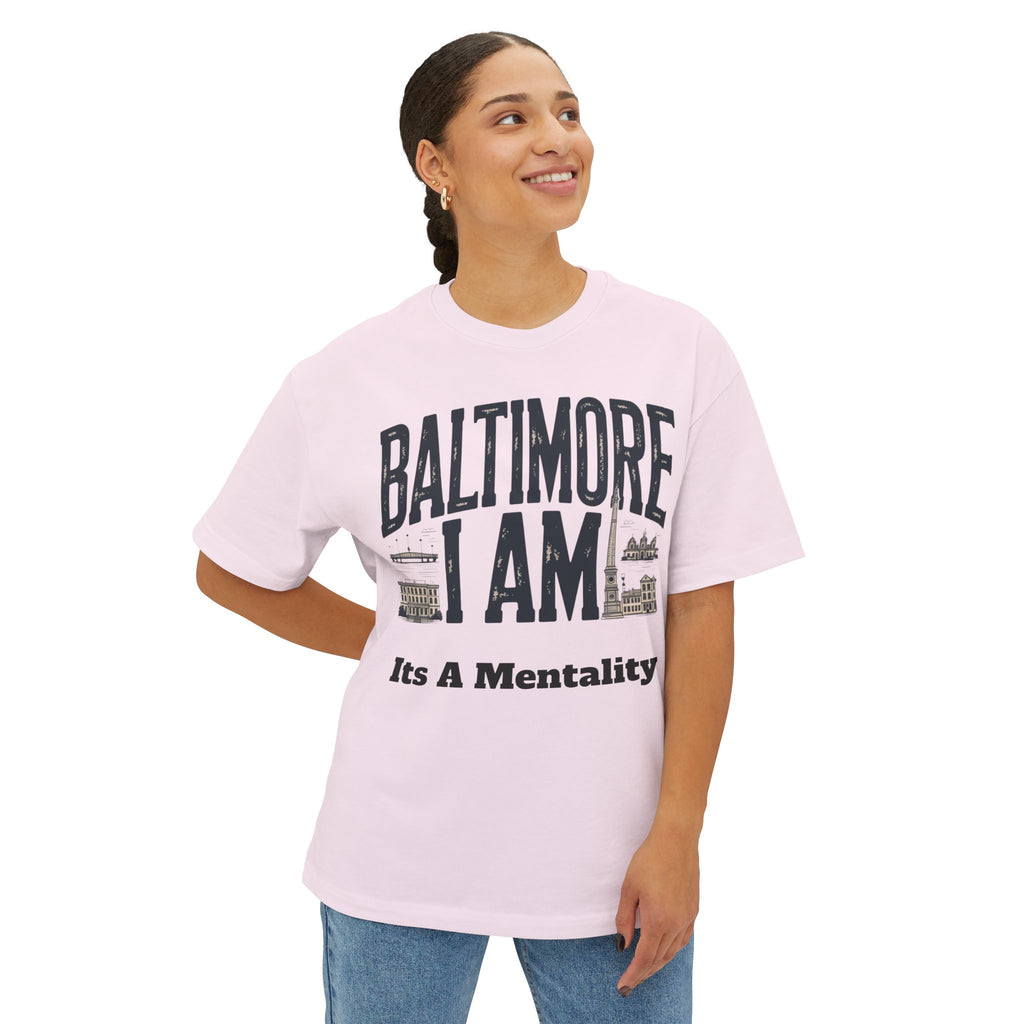 Baltimore I Am Unisex Oversized Tee, Trendy Graphic T-Shirt for City Lovers, Comfortable Casual Wear, Perfect Gift for Friends, Summer [...]